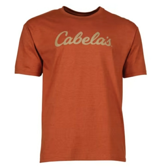 Cabela's | Shirts | Nwt Cabelas Script Logo Shortsleeve Tshirt For Men ...